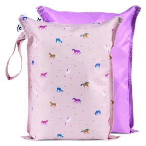 Tiny Twinkle - Set da 2 Wet BagS - Materiale riciclato - Impermeabili, Ecologiche e Multiuso
