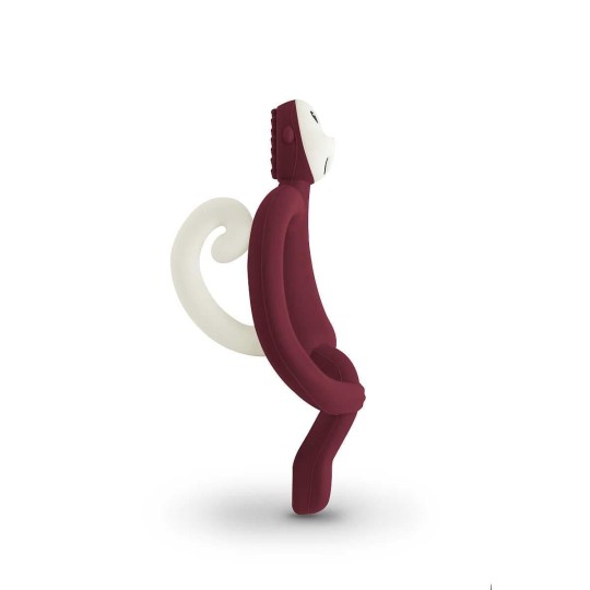 Matchstick Monkey - Massaggiagengive scimietta in silicone - Colore: Prugna