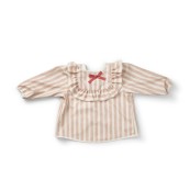 Elodie - Bavaglino a maniche lunghe Baby Bib - Colori Elodie: Candy Stripes