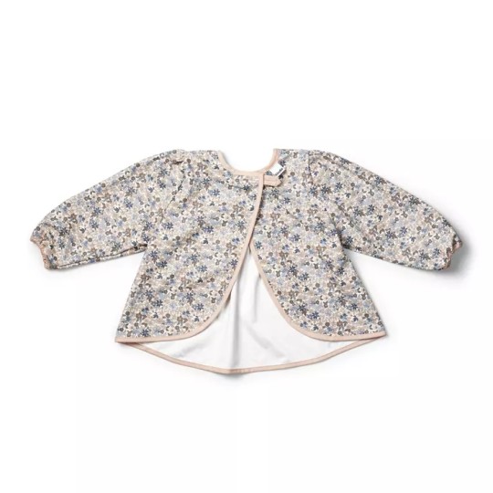 Elodie - Bavaglino a maniche lunghe Baby Bib - Colori Elodie: Blue Garden
