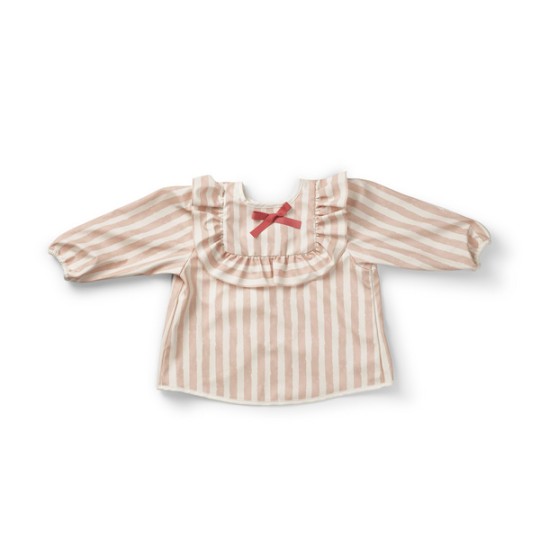 Elodie - Bavaglino a maniche lunghe Baby Bib - Colori Elodie: Candy Stripes