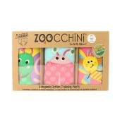 Zoocchini - Mutandine di apprendimento 2/3 Anni - Training Pants - Disegno: Creature del Giardino - Bimba