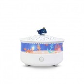 Trousselier - Luce notturna - Proiettore di stelle 14 cm - Musicale - Rilevatore di pianto - Ricaricabile tramite USB - Colori Trousselier: Ocean