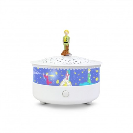 Trousselier - Luce notturna - Proiettore di stelle 14 cm - Musicale - Rilevatore di pianto - Ricaricabile tramite USB - Colori Trousselier: Piccolo Principe