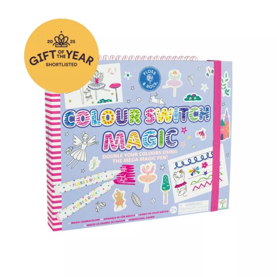 Floss & Rock - Libro da colorare Switch Magic  - Trasforma 6 colori in 12! - Floss & Rock: Enchanted