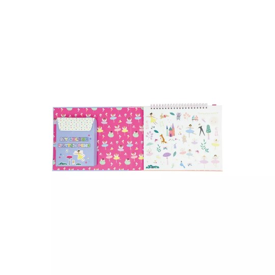 Floss & Rock - Libro da colorare Switch Magic  - Trasforma 6 colori in 12! - Floss & Rock: Enchanted