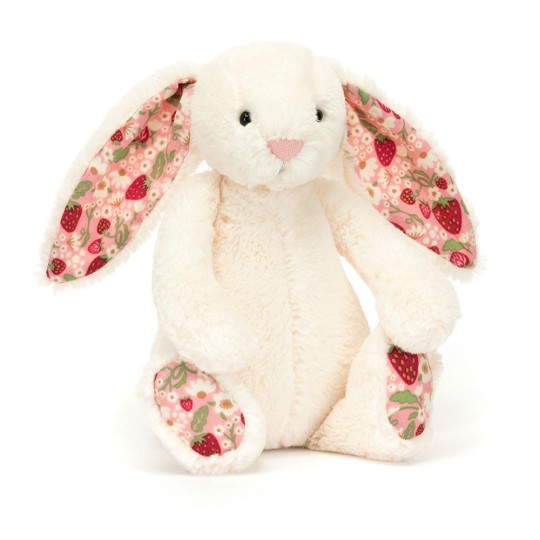 Jellycat - Peluche morbido Coniglio crema "Berry" - Taglie Jellycat: S