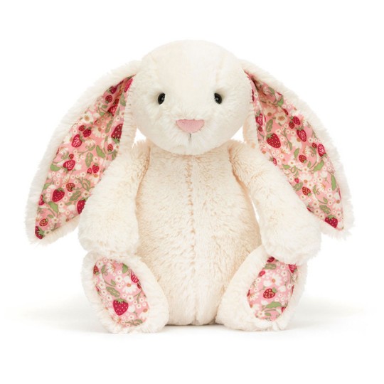 Jellycat - Peluche morbido Coniglio crema "Berry"