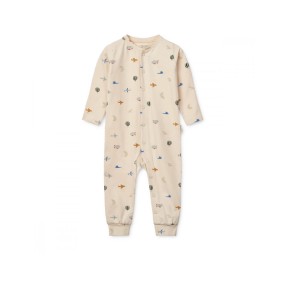 Liewood - Pigiama Birk - Aviator/Ecru