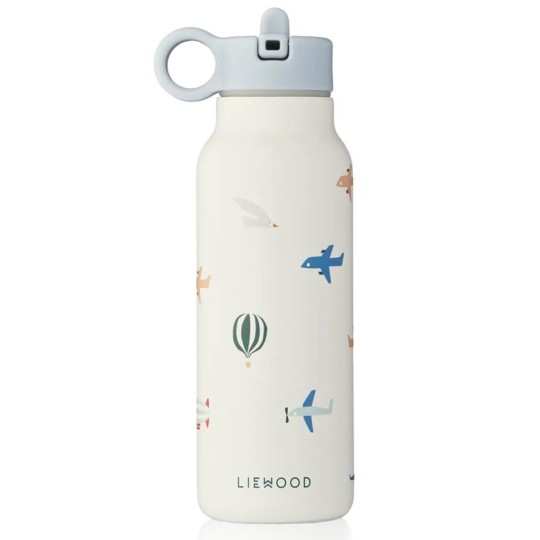 Liewood - Bottiglia termica Falk in acciaio - 350 ml - Colore Liewood: Aviator / Ecrù