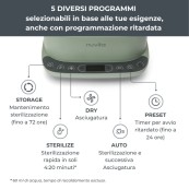 Nuvita - Sterilizzatore con asciugatura 2 in 1 SteriDry