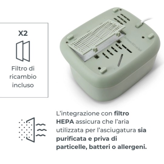 Nuvita - Sterilizzatore con asciugatura 2 in 1 SteriDry