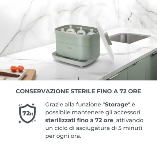 Nuvita - Sterilizzatore con asciugatura 2 in 1 SteriDry