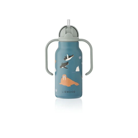 Liewood - Bottiglia termica in acciaio Kimmie 250ml - Colore Liewood: Artic Sea / Ocean View