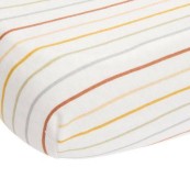 Little Dutch - Lenzuolo con angoli 70x140/150cm - Coprimaterasso - Colori Little Dutch: Vintage Sunny Stripes