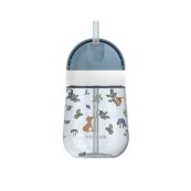 Little Dutch - Borraccia con cannuccia 300ml - Dai 9 mesi - Colori Little Dutch: Forest Friends