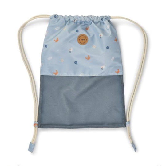 Saro - Sacca antisabbia per la spiaggia per bambini - 39x29cm - Colori Saro: Blu Sailors