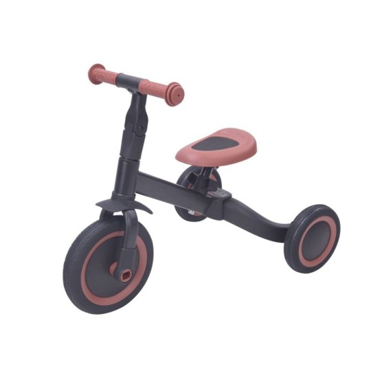 Topmark - Triciclo 4 in 1 Kaya - Si trasforma in una bicicletta! - Colore: Black Vintage