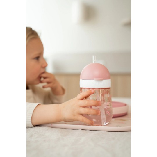 Little Dutch - Borraccia con cannuccia 300ml - Dai 9 mesi - Colori Little Dutch: Fairy Garden