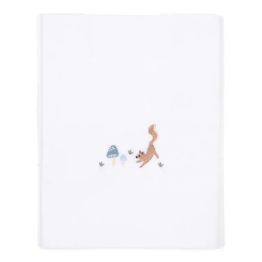 Little Dutch - Lenzuolo per culla 70x100cm - 100% Cotone - Colori Little Dutch: Mushrooms