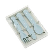 Done By Deer - Set posate Foodie Happy Dots - 100% PP Alimentare - Colore: Blu