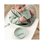 Done By Deer - Tazza con beccuccio - Happy Dots - 100% PP Alimentare - Colore: Verde