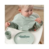 Done By Deer - Piatto Foodie - 100% PP Alimentare - Colore: Croco Verde