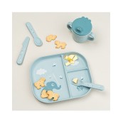 Done By Deer - Piatto con scomparti Foodie - 100% PP Alimentare