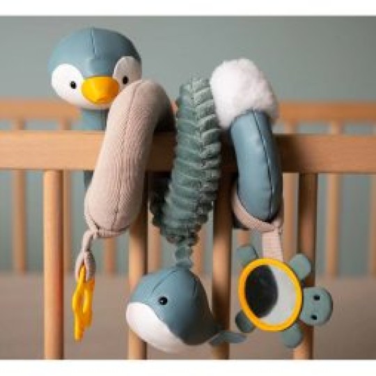 Little Big Friends - Spirale attività morbida - Agganciala al passeggino, ovetto o al tuo lettino! - Colori Little Big Friends: Oceano