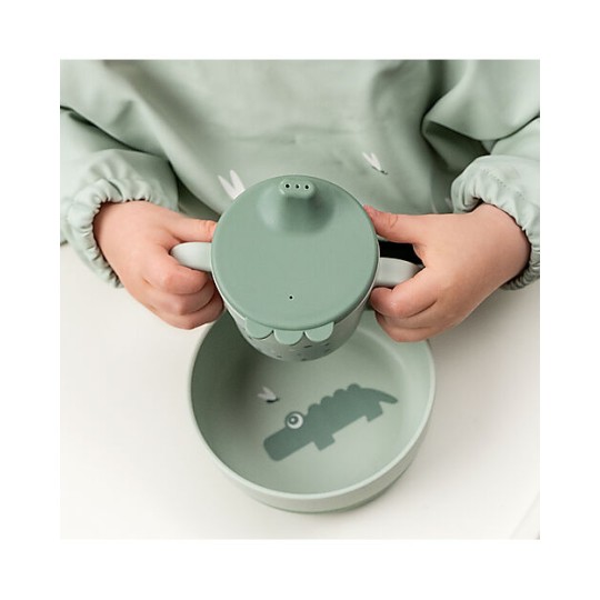 Done By Deer - Tazza con beccuccio - Happy Dots - 100% PP Alimentare - Colore: Blu