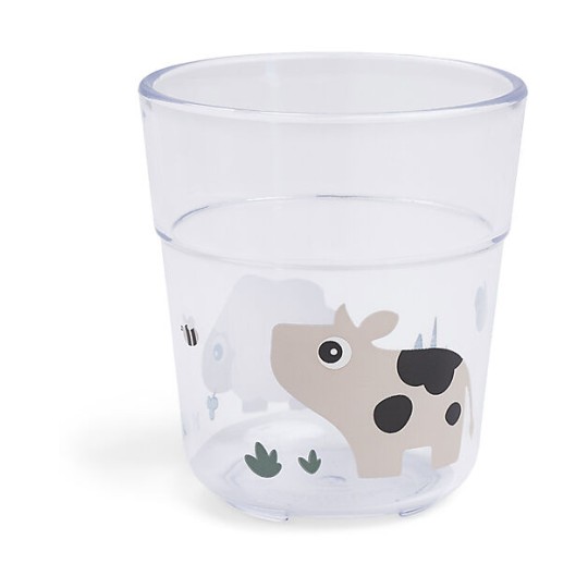 Done By Deer - Bicchiere in Tritan 180ml - Tiny Farm