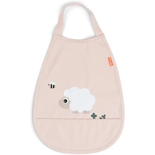 Done By Deer - Bavaglino Pull Over - Impermeabile con tasca - Tiny Farm - Colore: Cipria