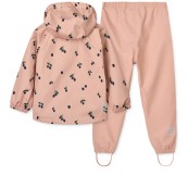 Liewood - Set antipioggia Pedia - Completo giacca e pantaloni Wateroproof - Taglia: 116, Colore Liewood: Berry / Pale Tuscany