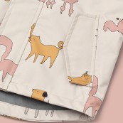 Liewood - Set antipioggia Manu - Completo giacca e pantaloni Wateroproof - Taglia: 92, Colore Liewood: Cats and Dogs / Sandy