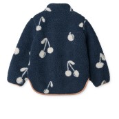Liewood - Giacca in pile Noam - 100% Poliestere riciclato - Taglia: 140CM, Colore Liewood: Cherry Blossom/Classic Navy