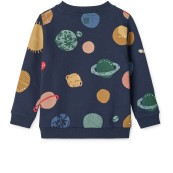 Liewood - Felpa stampata Thora - 100% Cotone organico - Taglia: 98/104, Colore Liewood: Universe Classic Navy