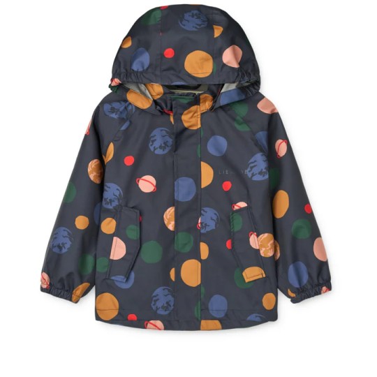 Liewood - Set antipioggia Pedia - Completo giacca e pantaloni Wateroproof - Taglia: 110, Colore Liewood: Universe Classic Navy
