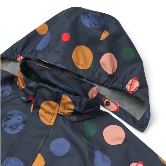 Liewood - Set antipioggia Pedia - Completo giacca e pantaloni Wateroproof - Taglia: 110, Colore Liewood: Universe Classic Navy
