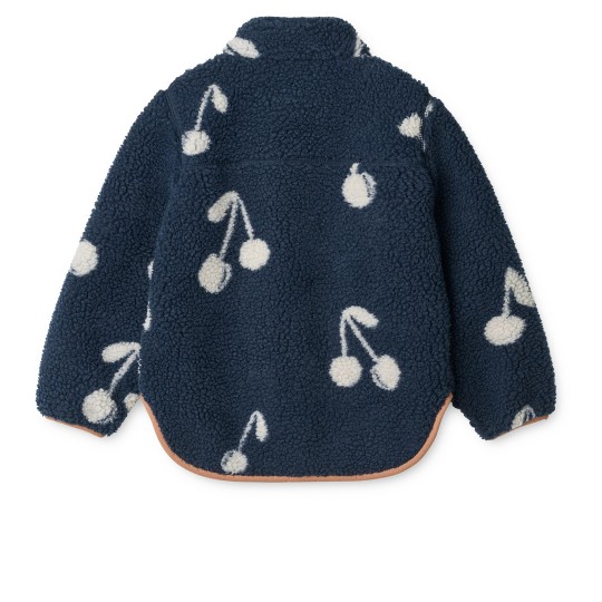 Liewood - Giacca in pile Noam - 100% Poliestere riciclato - Taglia: 140CM, Colore Liewood: Cherry Blossom/Classic Navy