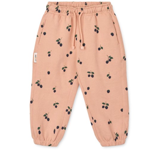 Liewood - Pantaloni della tutta Arlo - stampati - 100% Cotone organico - Taglia: 98/104, Colore Liewood: Berry / Pale Tuscany