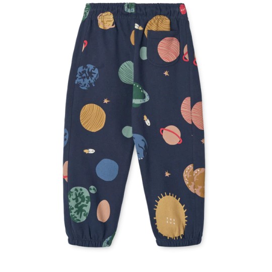 Liewood - Pantaloni della tutta Arlo - stampati - 100% Cotone organico - Taglia: 86/92, Colore Liewood: Universe Classic Navy