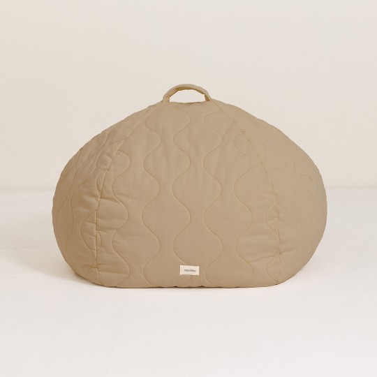 Nobodinoz - Pouf per bambini Landscape BeanBag - 65x65x32cm - Colori Nobodinoz: Natural