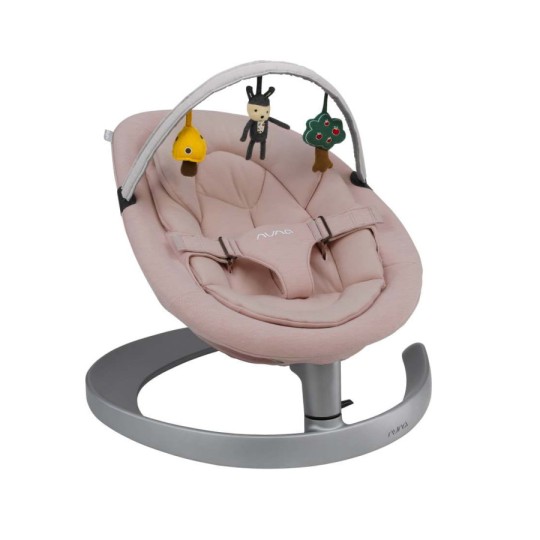 Nuna - sdraietta reclinabile Leaf Grow con arco giochi - Colore Nuna: Blush