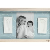 Petit Artichaut - Cornice per 2 impronte - Colore: Blu