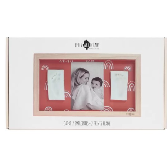 Petit Artichaut - Cornice per 2 impronte - Colore: Blu