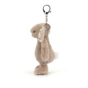 Jellycat - Portachiavi Coniglio Beige con fiori