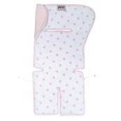 Picci - Materassino universale per passeggino, ovetto e carrozzina - Made in Italy - Colore: Azzurro