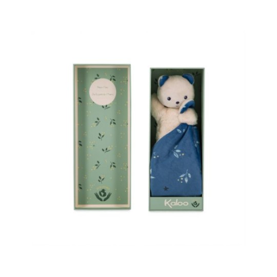 Kaloo - Dou Dou Orsetto morbido con copertina - 17cm - Versioni Kaloo: Blu notte