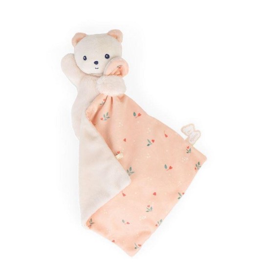 Kaloo - Dou Dou Orsetto morbido con copertina - 17cm - Versioni Kaloo: Foglie d'amore