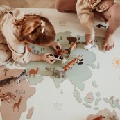 Play&Go - Tappetino 2 in 1 EEVAA road - 120x180 cm - Play&Go: Worldmap